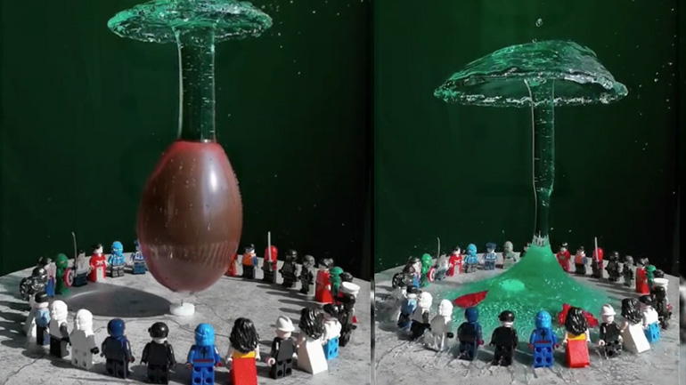 Lego vs νερόμπομπα