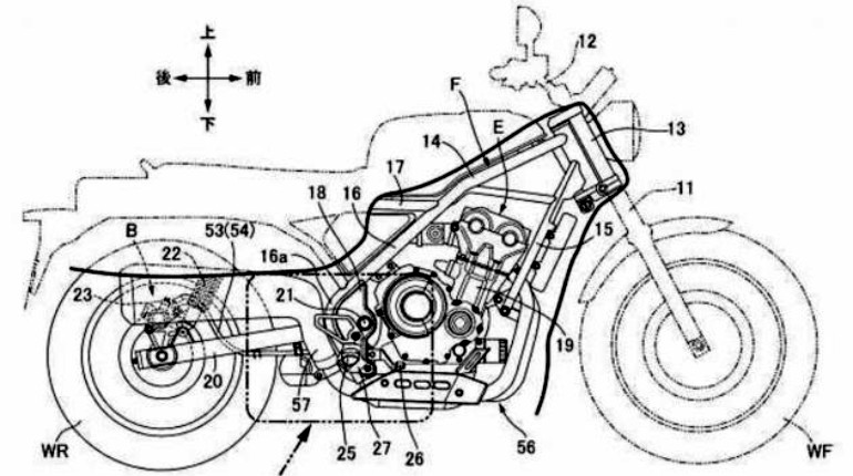 Το σχέδιο που κατάθεσε η Honda στην Ιαπωνία.