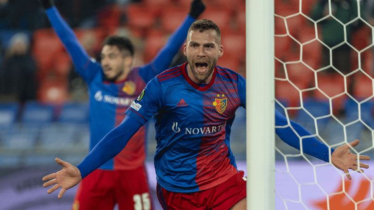 Conference League: Πρωτιά για τη Βασιλεία, 3-0 την Καραμπάχ