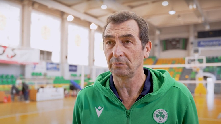 Αποκλειστικά στον ΟΠΑΠ: Ο προπονητής και οι παίκτες του Παναθηναϊκού μιλούν για το ντέρμπι των αιωνίων στο βόλεϊ