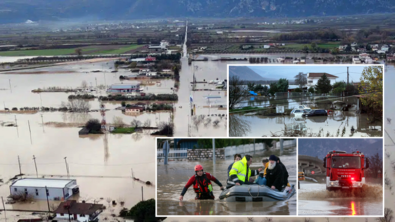 Με βάρκες η διάσωση των εγκλωβισμένων σε χωριά της Λαμίας