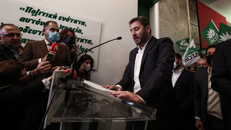 Νίκος Ανδρουλάκης: «Η Δημοκρατική παράταξη επέστρεψε. Το ΠΑΣΟΚ επέστρεψε»