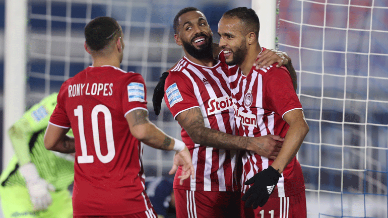 Άνετη νίκη στο Περιστέρι για τον Ολυμπιακό, 3-0 τον Aτρόμητο με χατ-τρικ του Ελ Αραμπί