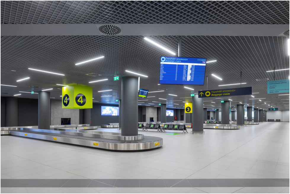Σύγχρονο σύστημα διαχείρισης αποσκευών και στα 14 αεροδρόμια - Φώτο αεροδρόμιο Μακεδονία