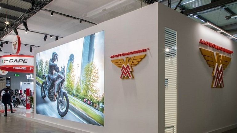 Μεγάλο περίπτερο για τη Moto Morini στην EICMA.