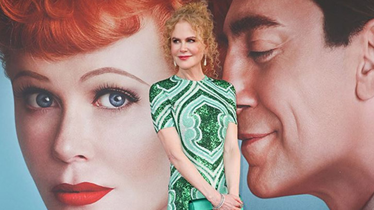 H Nicole Kidman με Etro και Aquazzura στο κόκκινο χαλί της πρεμιέρας «Being The Ricardos»