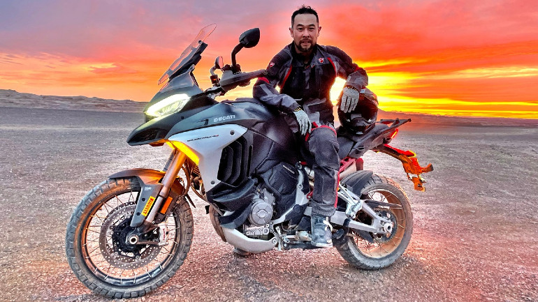 Στα χνάρια του Marco Polo με Ducati Multistrada V4