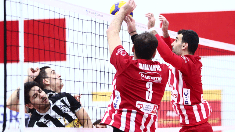 Βόλεϊ: Εύκολη νίκη για τον Ολυμπιακό, 3-0 σετ τον ΟΦΗ