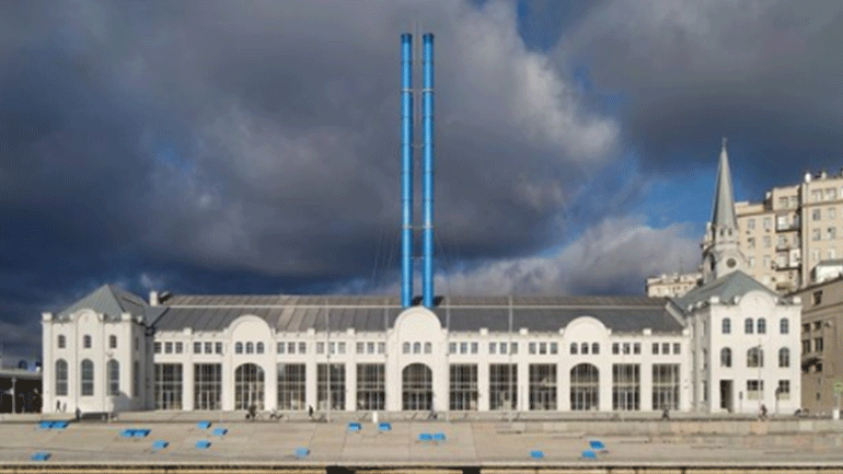 Κέντρο τεχνών παλιός ηλεκτροπαραγωγικός σταθμός στη Μόσχα