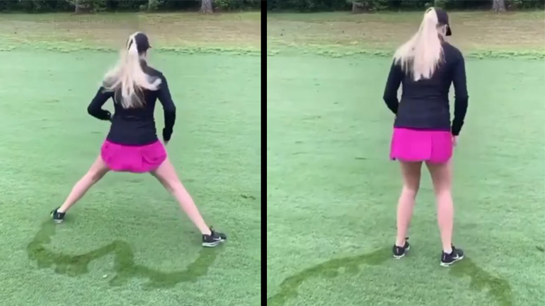 Σχέδιο σε ένα γήπεδο γκολφ