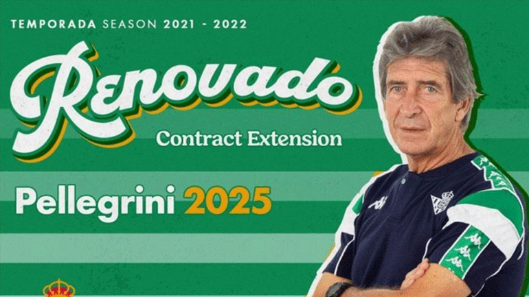 Η Μπέτις επέκτεινε το συμβόλαιο του Πελεγκρίνι ως το 2025