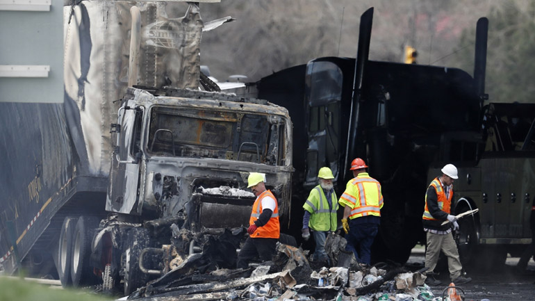 ΗΠΑ: Οδηγός νταλίκας καταδικάστηκε σε κάθειρξη 110 ετών για πολύνεκρο τροχαίο