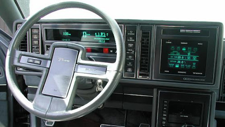 Δείτε την πρώτη οθόνη αφής σε αυτοκίνητο το 1987