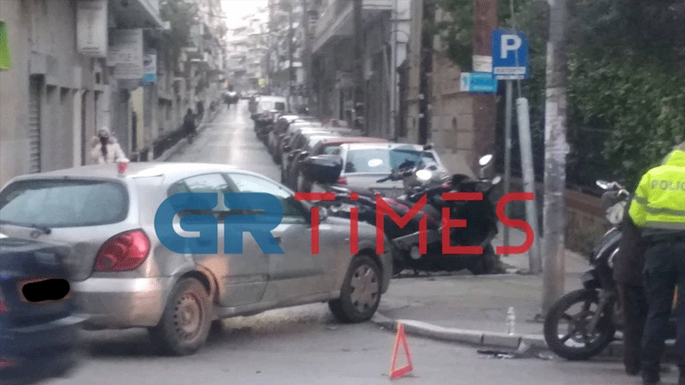 Θεσσαλονίκη: Tραυματισμός διανομέα σε τροχαίο στη Β. Όλγας