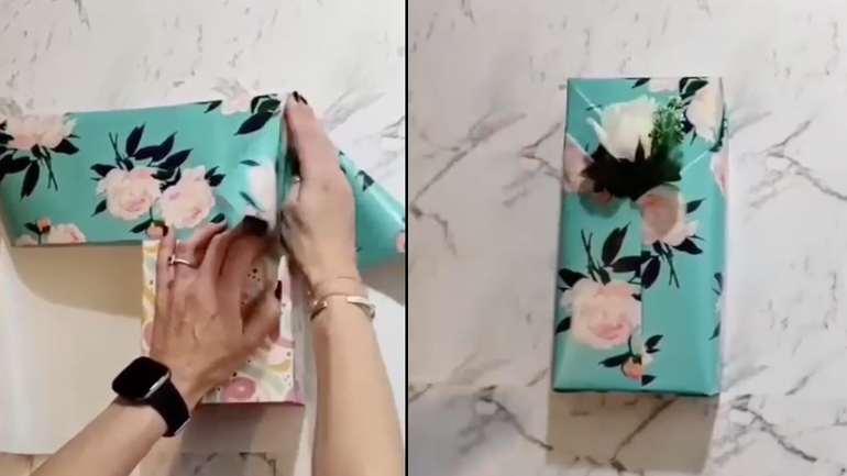 Το κόλπο για το τύλιγμα των δώρων που έγινε viral στο TikTok 