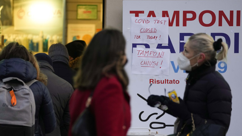 Ιταλία: Σχεδόν 55.000 νέα περιστατικά Covid-19 και 144 θάνατοι – 1,5 εκατ. πολίτες σε καραντίνα