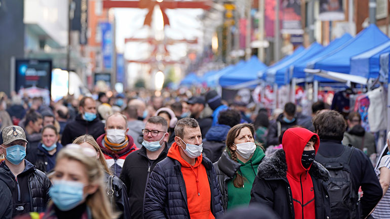 Ιρλανδία: Ρεκόρ με 11.182 περιστατικά κορωνοϊού – Κυρίαρχη μέσα σε ένα μήνα η Όμικρον