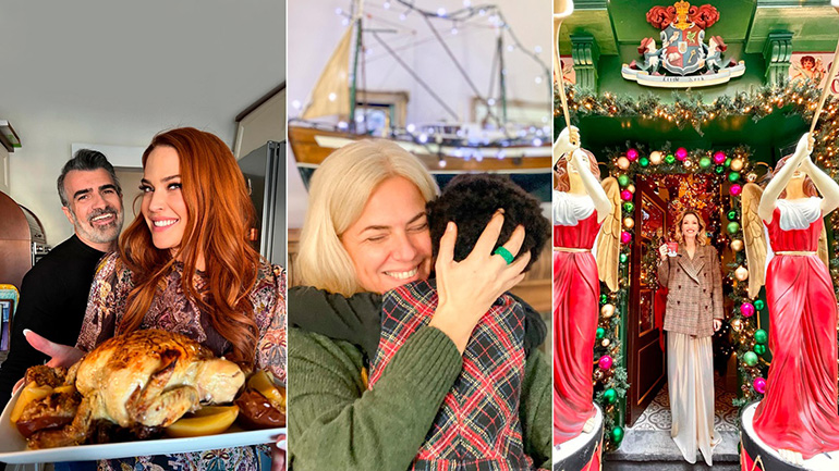 Έτσι πέρασαν τα Χριστούγεννα οι Έλληνες celebrities