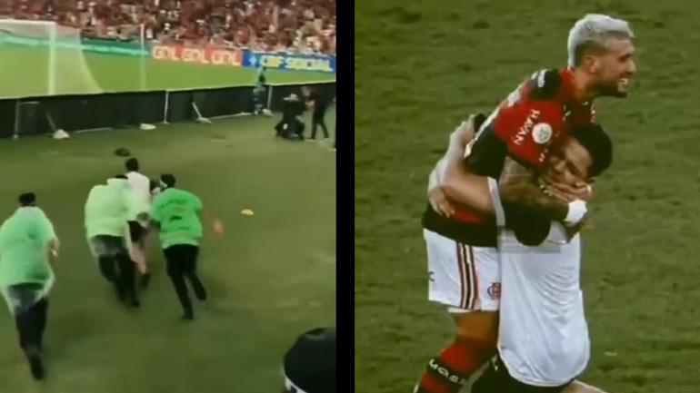 Ο οπαδός ήθελε μια αγκαλιά