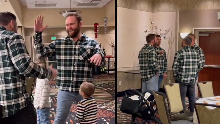 Γυναίκες αγόρασαν τα ίδια πουκάμισα στους συζύγους τους για τα Χριστούγεννα Γυναίκες αγόρασαν τα ίδια πουκάμισα στους συζύγους τους για τα Χριστούγεννα