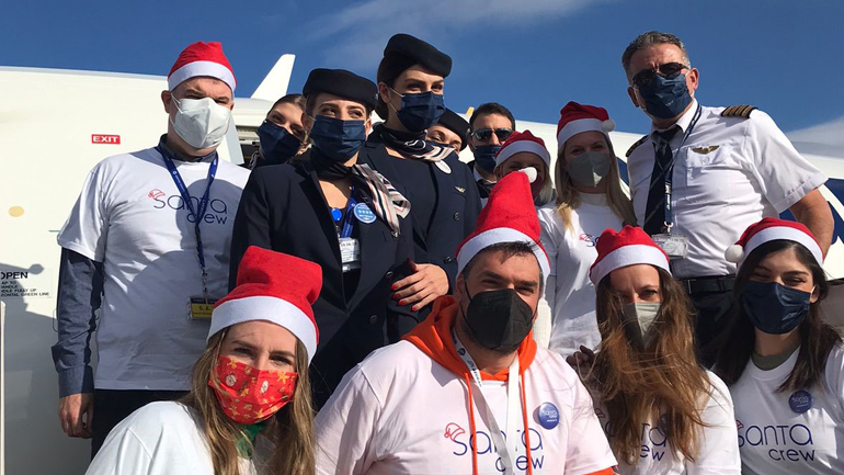 Οι εργαζόμενοι στην Aegean μοίρασαν δώρα σε 300 παιδιά που φιλοξενούνται σε Μ.Κ.Ο παιδικής φροντίδας