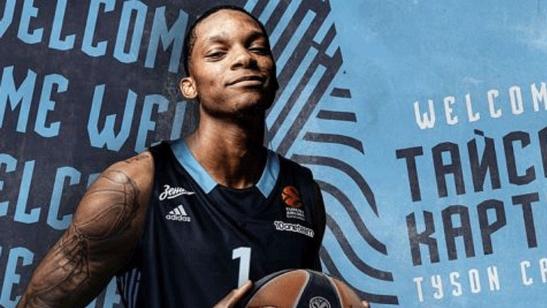 Η Ζενίτ ανακοίνωσε τον Τάισον Κάρτερ του Λαυρίου