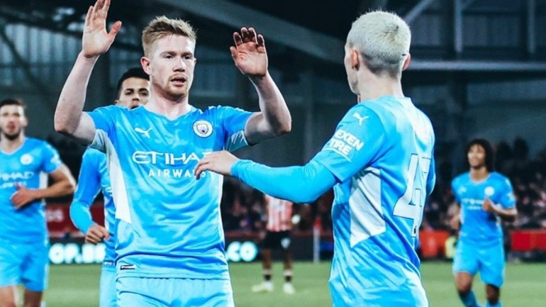 Νίκη για τη Μάντσεστερ Σίτι, 1-0 τη Μπρέντφορντ