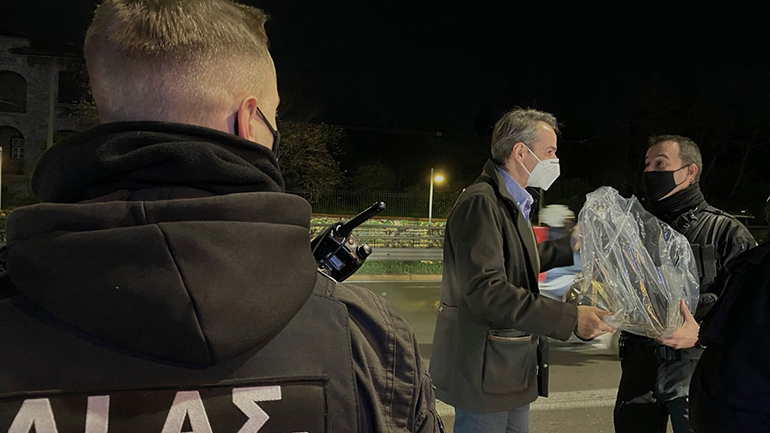 Ευχές του πρωθυπουργού σε αστυνομικούς της Ομάδας ΔΙ.ΑΣ