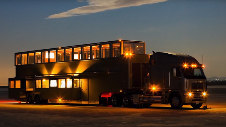 Το πολυτελέστερο τροχόσπιτο στον κόσμο.Κοστίζει 9.000 δολάρια η βραδιά