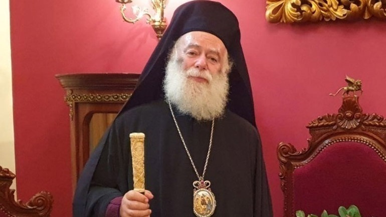 «Ειρήνη στη Μέση Ανατολή» ευχήθηκε ο Πατριάρχης Αλεξανδρείας Θεόδωρος κατά τη Δοξολογία για το νέο έτος