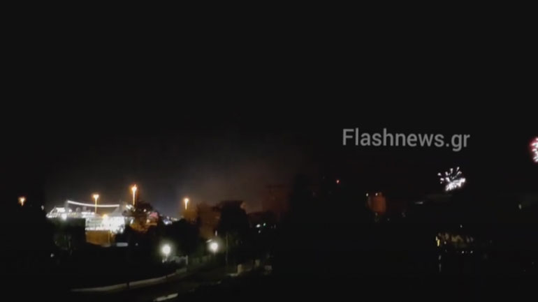 Χανιά: Πώς τα πλοία στο λιμάνι της Σούδας έδωσαν το σύνθημα για την αλλαγή του χρόνου