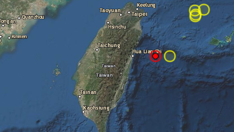 Σεισμός 6,1 Ρίχτερ στην Ταϊβάν