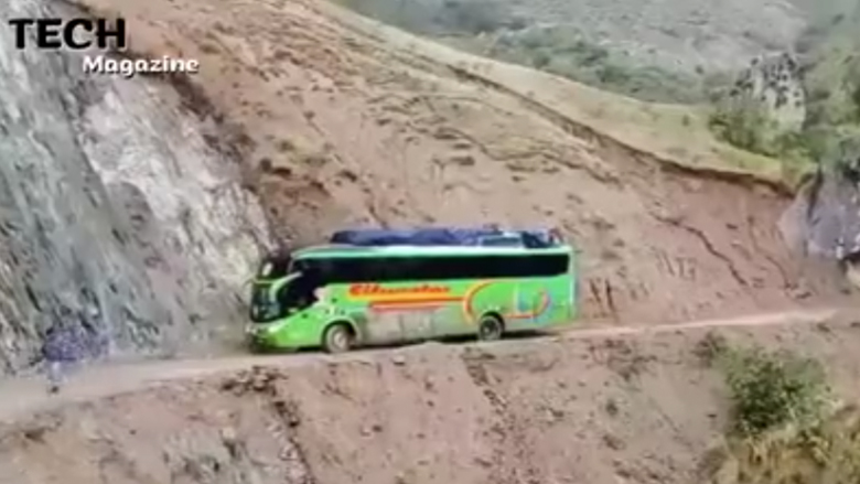 Τρομακτική διαδρομή ενός λεωφορείου στο Περού