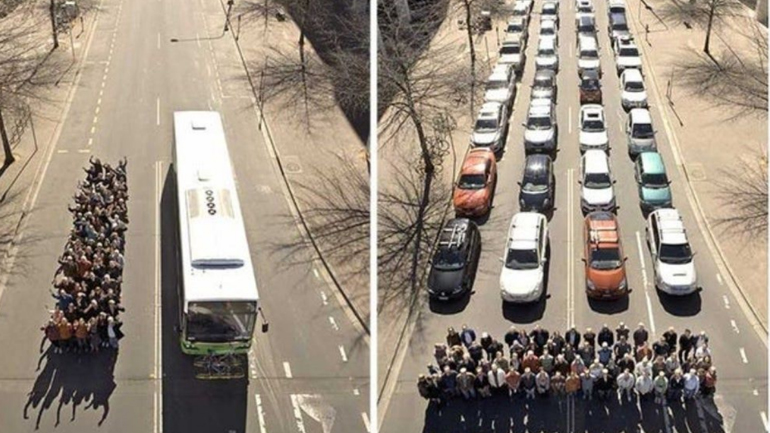Γαλλία: Σε κάθε διαφήμιση αυτοκινήτου, παρότρυνση για χρήση ΜΜΜ