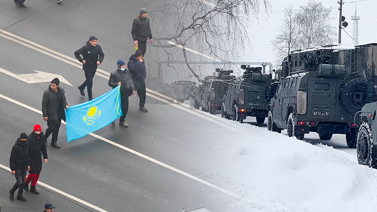 Aνακτούν τον έλεγχο οι υπηρεσίες ασφαλείας του Καζακστάν