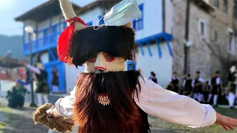 Δράμα: Χωρίς επισκέπτες και επίσημους εορτασμούς αναβίωσαν φέτος οι «Μπαμπόγεροι»