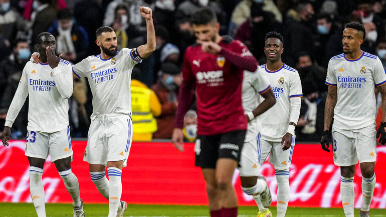 Άνετα η Ρεάλ, 4-1 τη Βαλένθια