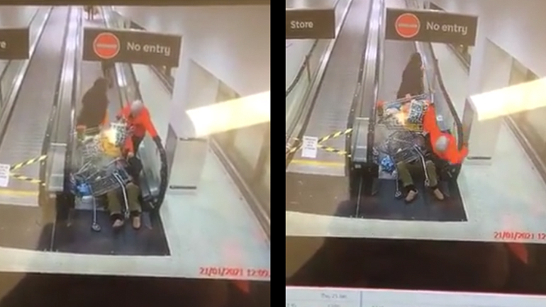 Μποτιλιάρισμα στις κυλιόμενες σκάλες