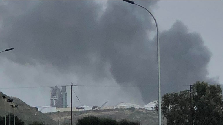 Κύπρος: Φωτιά σε αποθήκη εναλλακτικών καυσίμων στα τσιμεντοποιεία Βασιλικού
