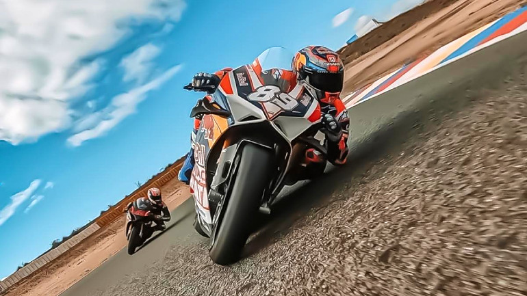 Ο Jorge Martin «στύβει» την Ducati Panigale V4S σε προπόνηση