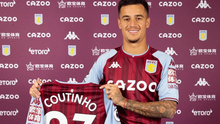 Ανακοινώθηκε από την Άστον Βίλα ο Κουτίνιο!