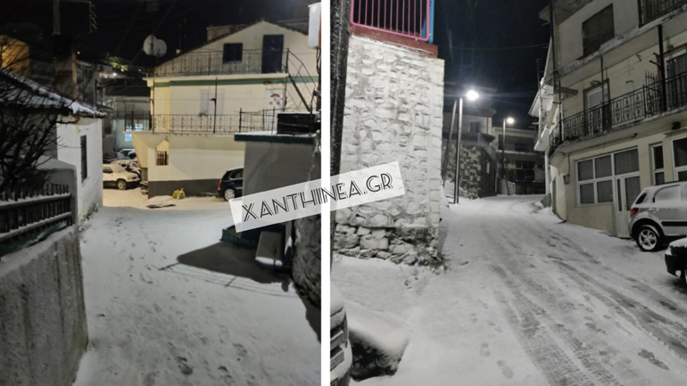 Κλειστά τα σχολεία σε ορεινές περιοχές της Ξάνθης και στη Θάσο