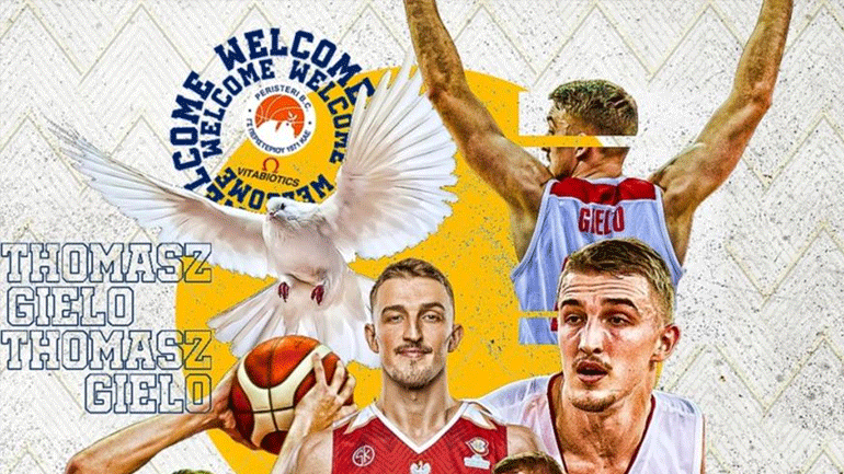 Μπάσκετ: Aνακοινώθηκε από το Περιστέρι ο Τόμας Γκιέλο
