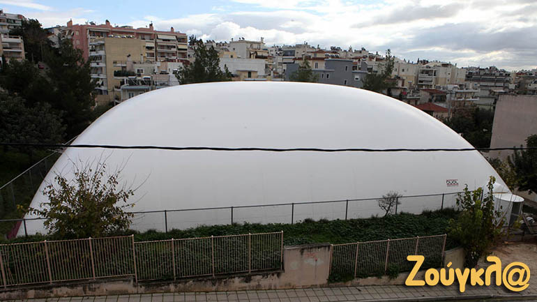 Αντιδράσεις για την κατασκευή του νέου κλειστού γηπέδου (μπαλόνι) στο 4ο Γυμνάσιο Μεταμόρφωσης