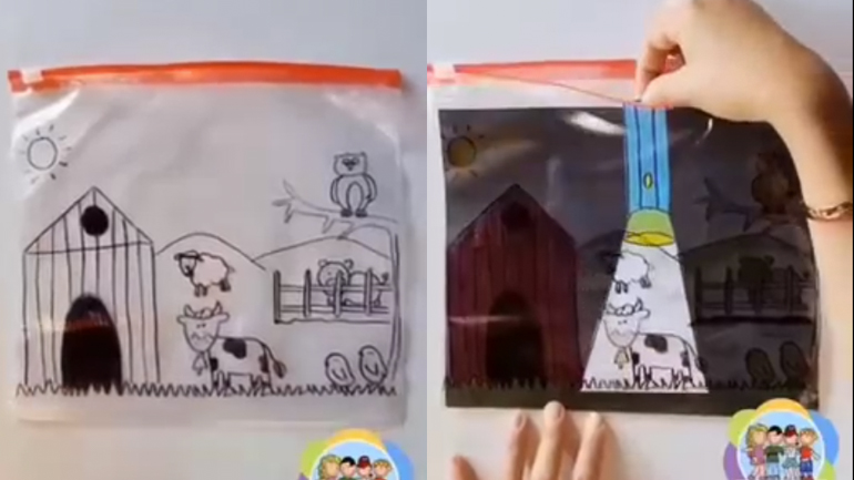 Φακός σε μια ζωγραφιά