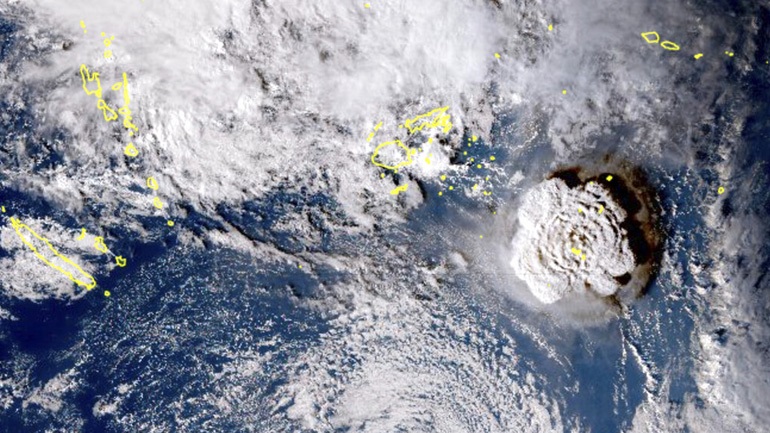 Meteo: Έφτασε και στη χώρα μας το κρουστικό κύμα από την έκρηξη του ηφαιστείου της Τόνγκα