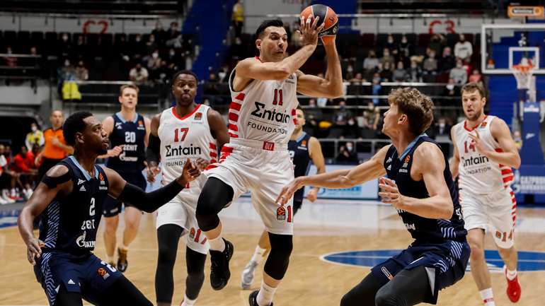 Euroleague: Στις 8 Μαρτίου ορίστηκε το Ολυμπιακός – Ζενίτ