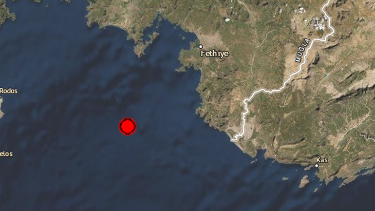 Σεισμός 4,5 Ρίχτερ ανοιχτά της Ρόδου