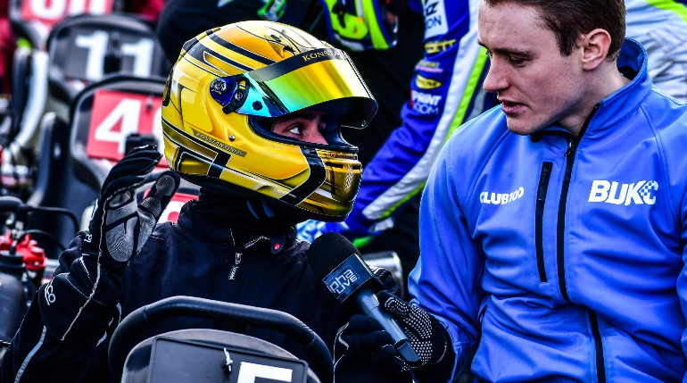 Συνέντευξη πριν τον αγώνα του Βρετανικού Πανεπιστημιακού Πρωταθλήματος Kart.