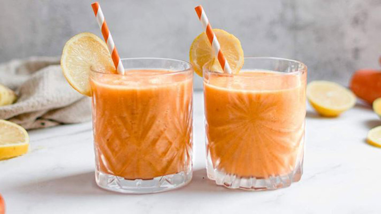 Smoothie με πορτοκάλι και καρότο για αποτοξίνωση